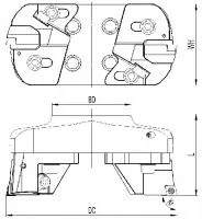 GBT-BRB-215270-CC12-S-A40C Черновая расточная головка серии B GESAC