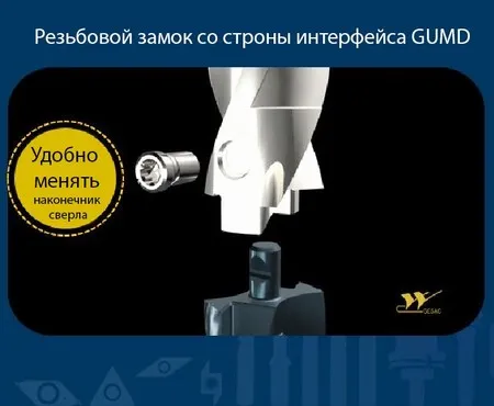 GUMD сверло со сменной головкой